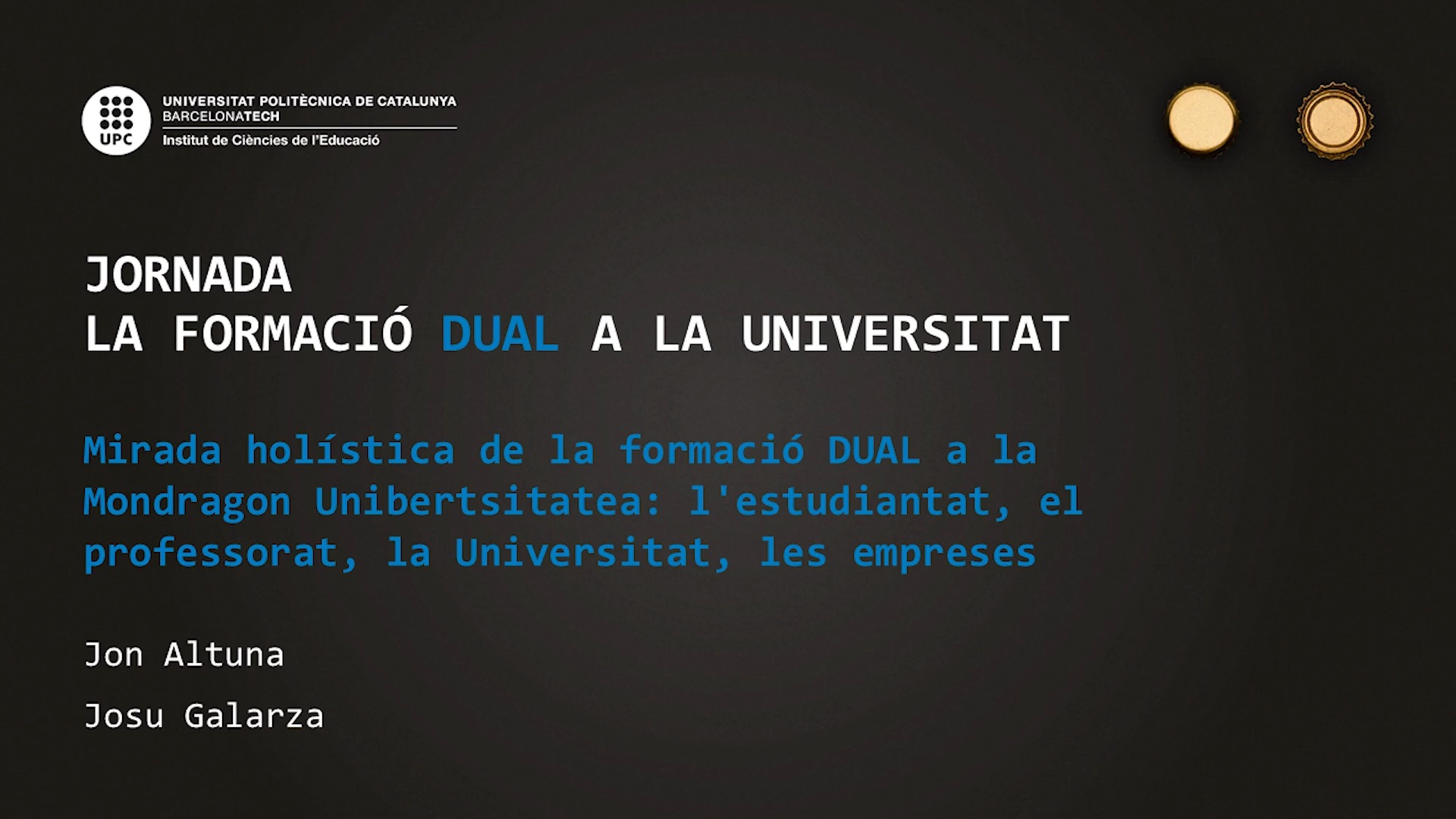 Mirada holística de la formació DUAL a la Mondragon Unibertsitatea