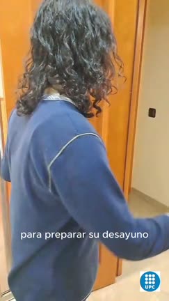 Desplazamiento de una persona con baja visión dentro de su hogar