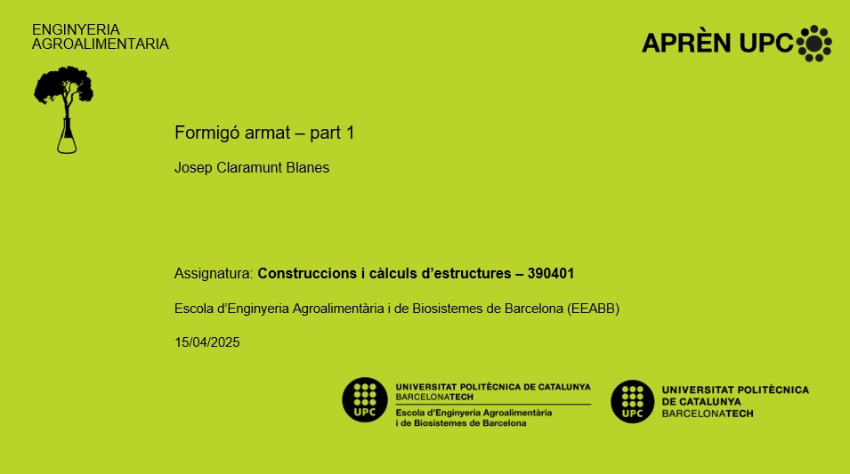 Formigó armat - part 1