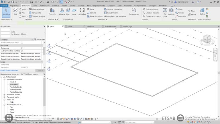 RV.S3.DR.V4 Estructura de Hormigón