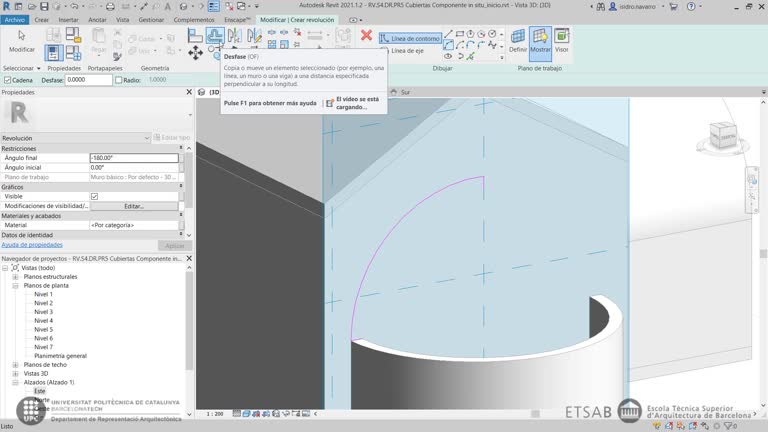 RV.S4.DR.V8 Cubiertas componente in situ