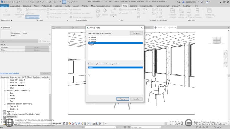 RV.S7.DR.V5 Presentación de opciones